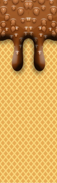 Ice Cream Chocolate Drip Pen Wrap 1.5 x 4.75 - The Vinyl Haus