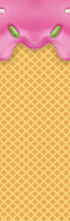 Ice Cream Pink Drip Pen Wrap 1.5 x 4.75 - The Vinyl Haus