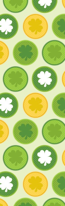 Shamrocks Pen Wrap 1.5 x 4.75 - The Vinyl Haus