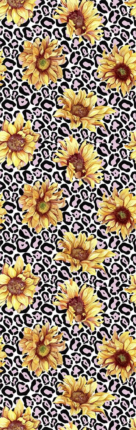 Sunflower Cheetah Pen Wrap 1.5 x 4.75 - The Vinyl Haus