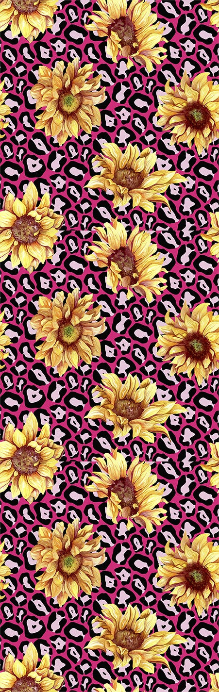 Sunflower Pink Cheetah Pen Wrap 1.5 x 4.75 - The Vinyl Haus