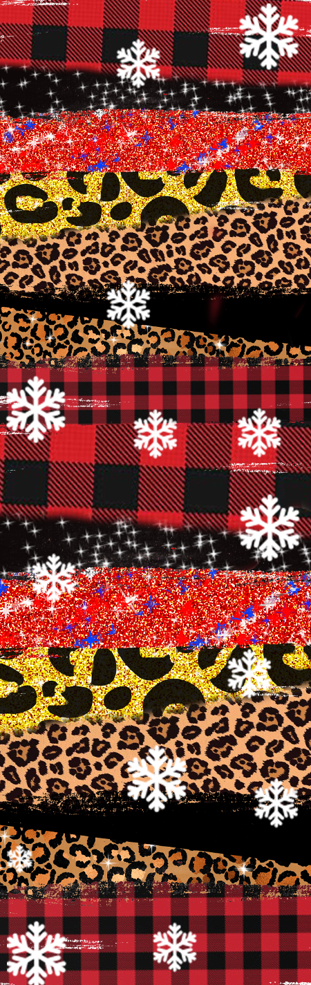 Christmas Plaid Red And Black Vinyl