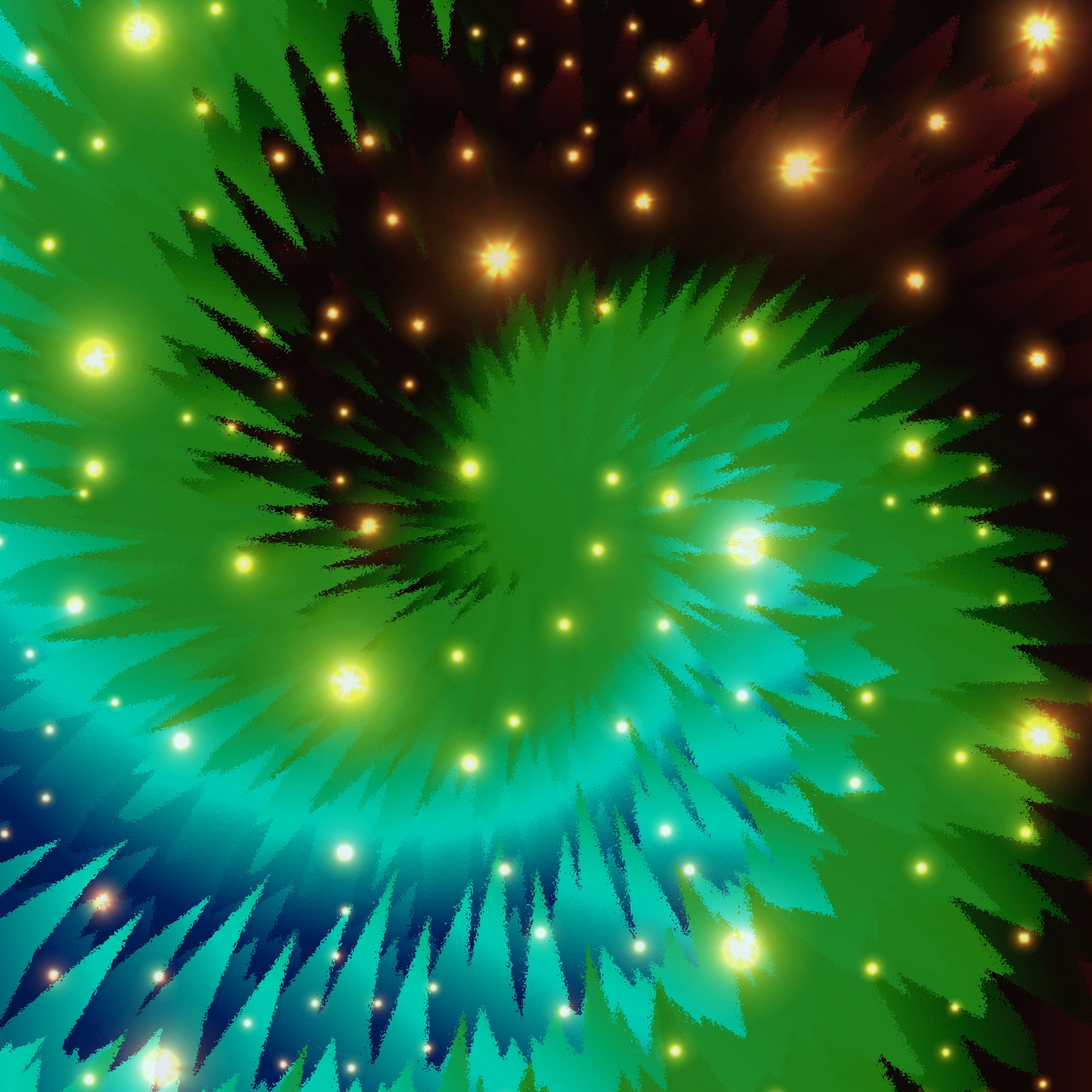 Green Galaxy Tie Dye Pattern Vinyl 12" x 12" - The Vinyl Haus Main image