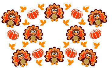 Venti Cold Cup 24 oz Vinyl Wrap - Turkeys - The Vinyl Haus Main image