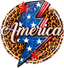 HTV Prints - America Lighting Bolt - The Vinyl Haus
