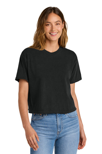 Comfort Colors Boxy Crop- Black