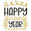 HTV Prints - 5,4,3,2,1, Happy New Year - The Vinyl Haus