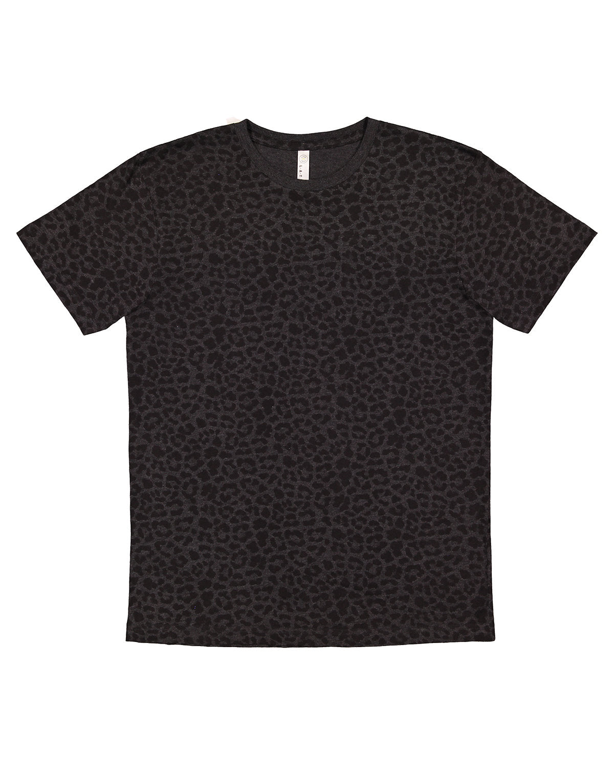 LAT Apparel T-Shirt Black Leopard