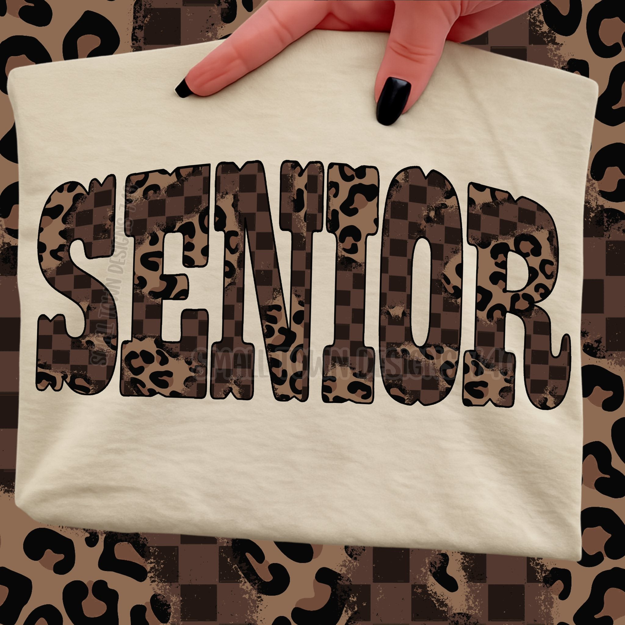 DTF PRINT - Animal Print Senior Main image