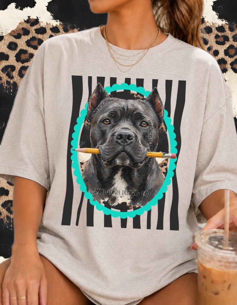 DTF PRINT - Back to School Cane Corso Main image