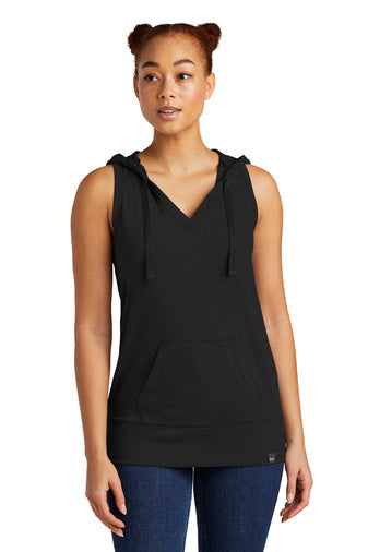 New Era Ladies Hoodie Tank-Black Main image