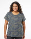 LAT Apparel Womens Curvy-Vintage Camo