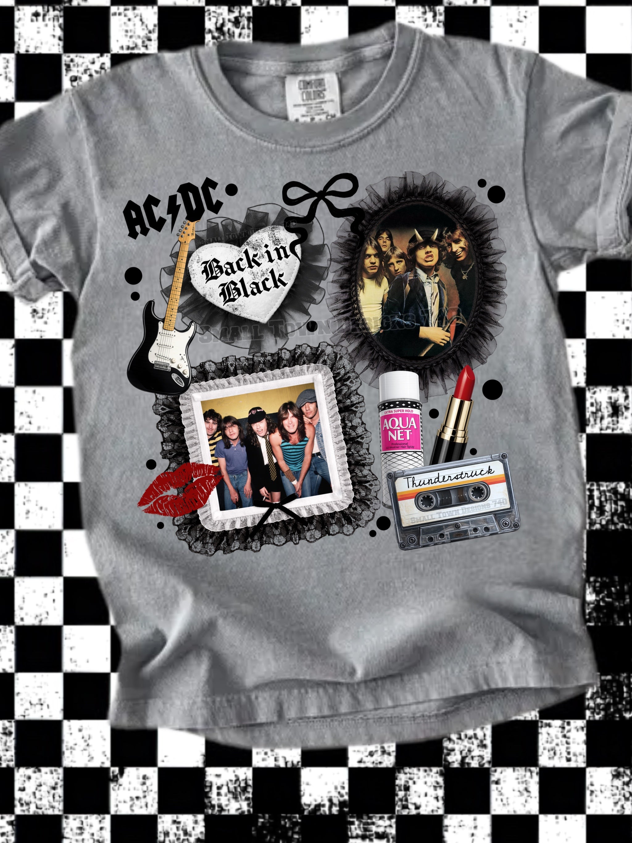 DTF Print AC/DC Collage