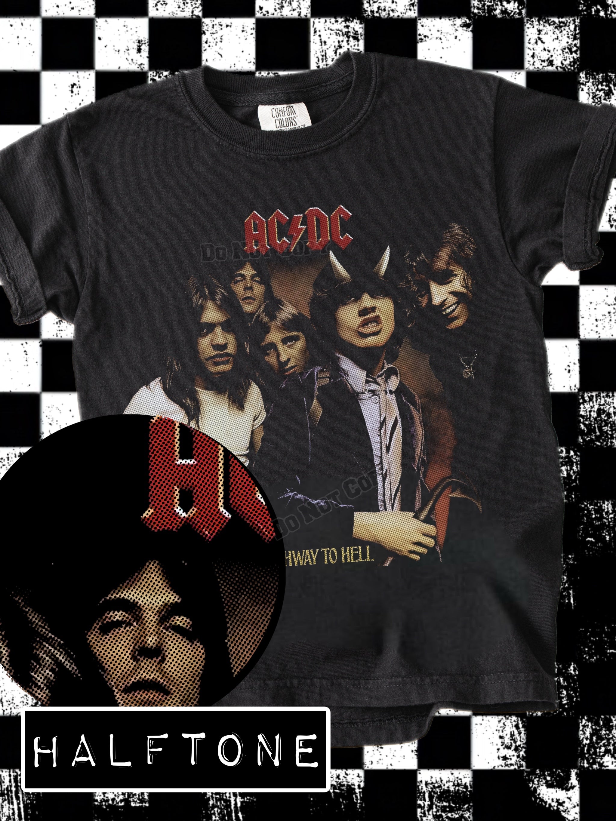 DTF Print ACDC Halftone Main image