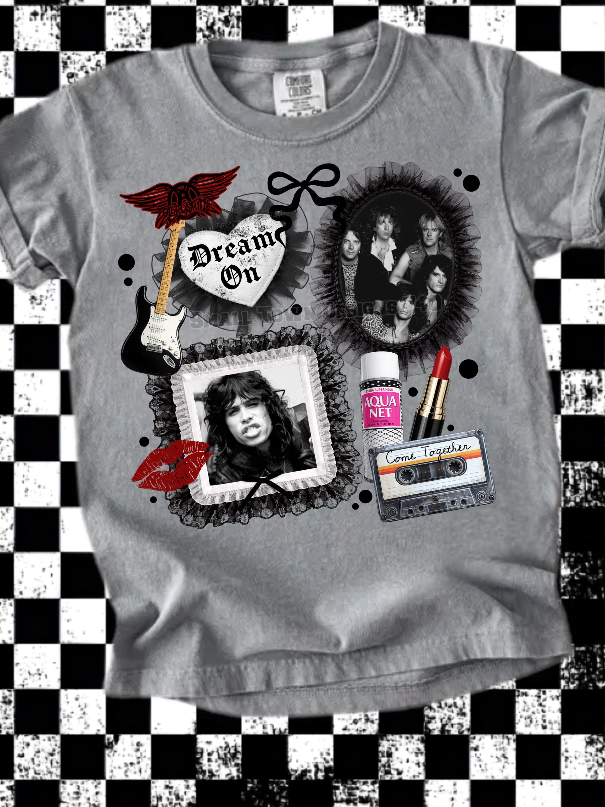 DTF Print Aerosmith Collage