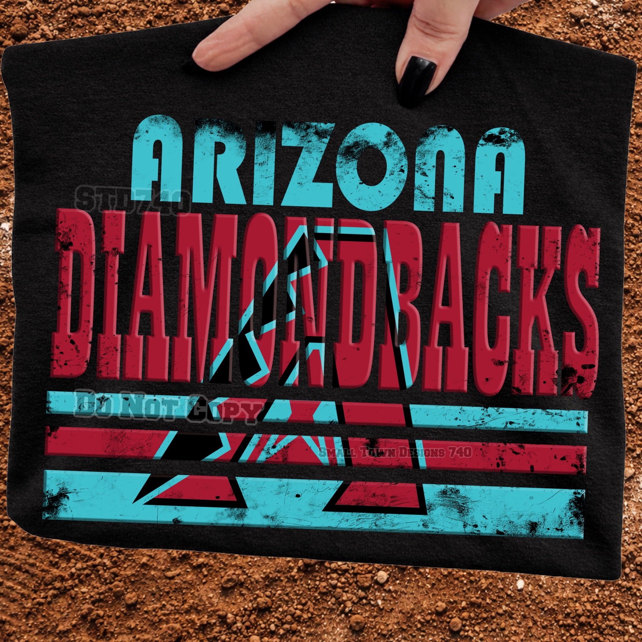DTF PRINT Arizona Diamondbacks Overlay