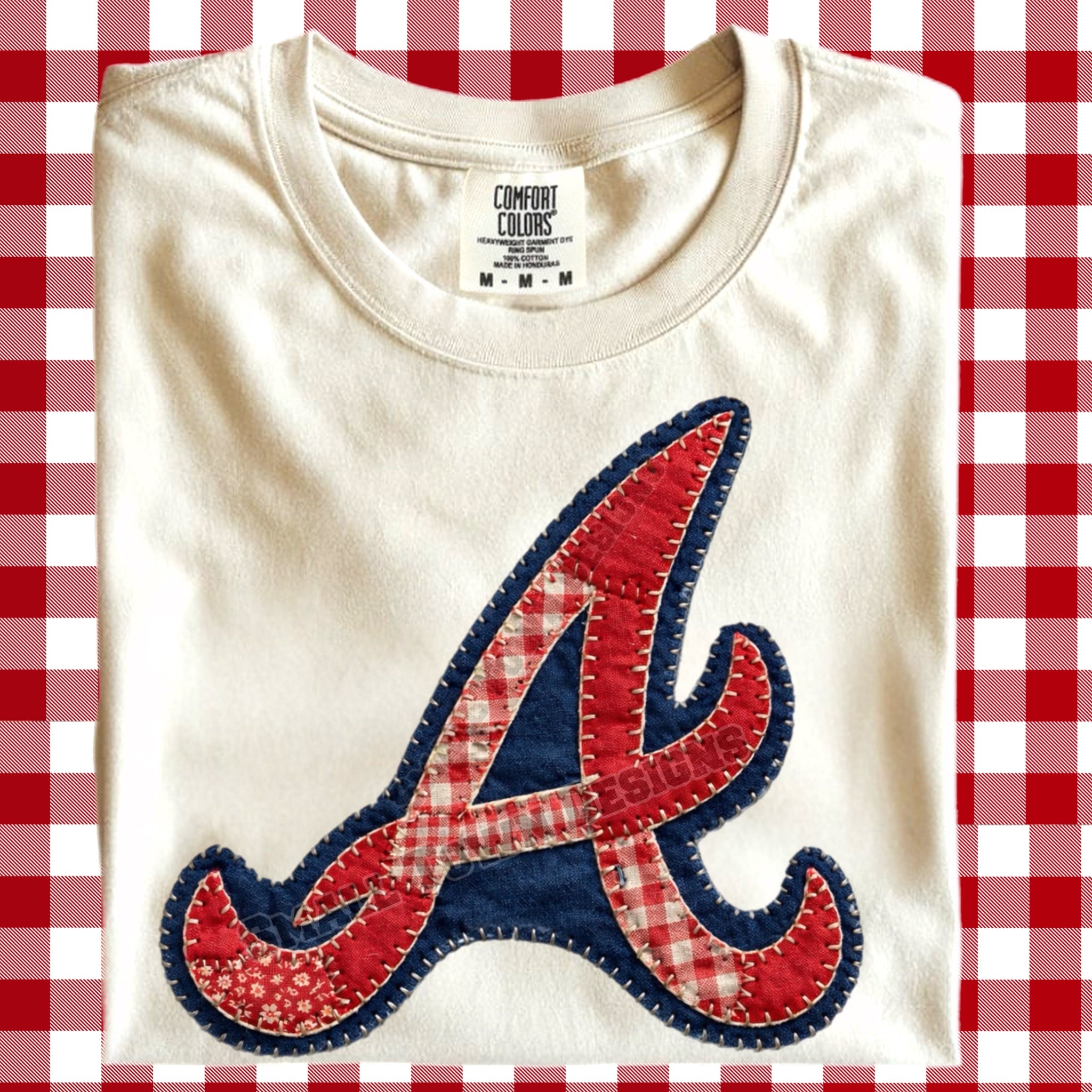 DTF PRINT Atlanta Braves Quilted Main image