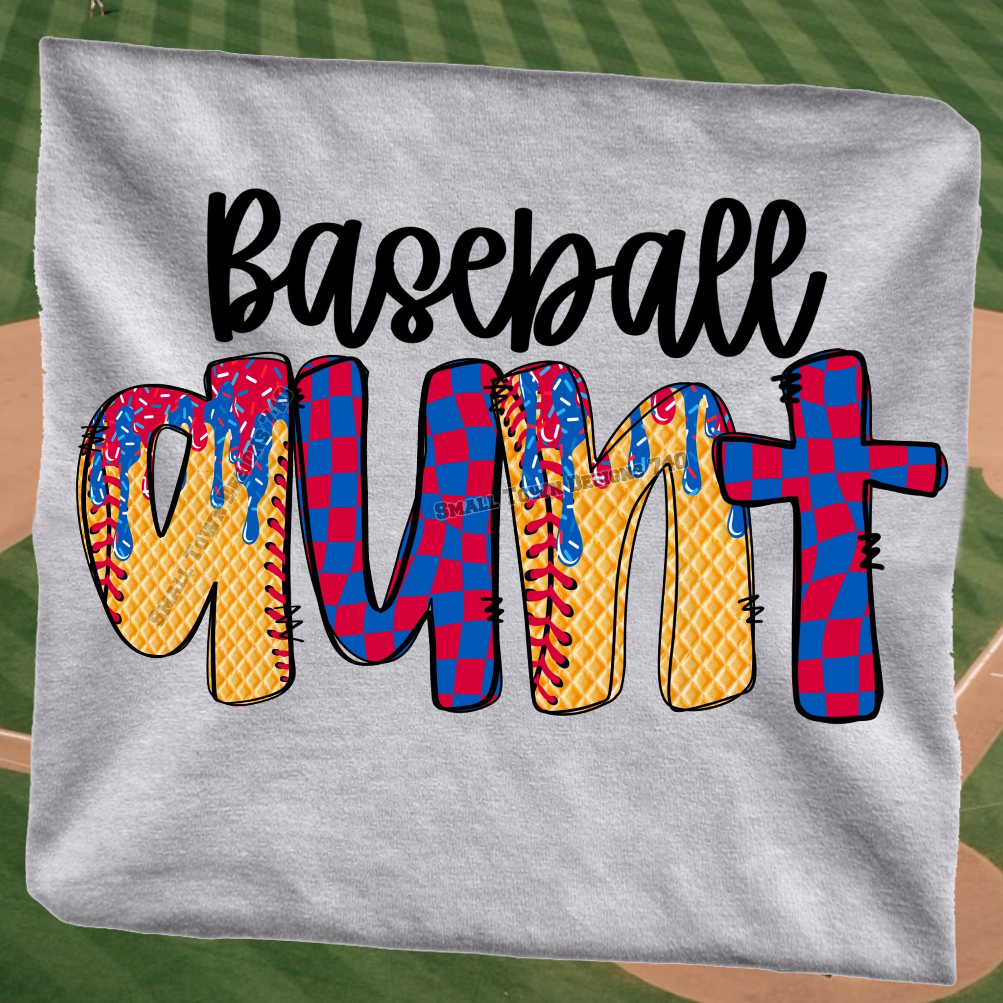 DTF PRINT Baseball AUNT Fiesta