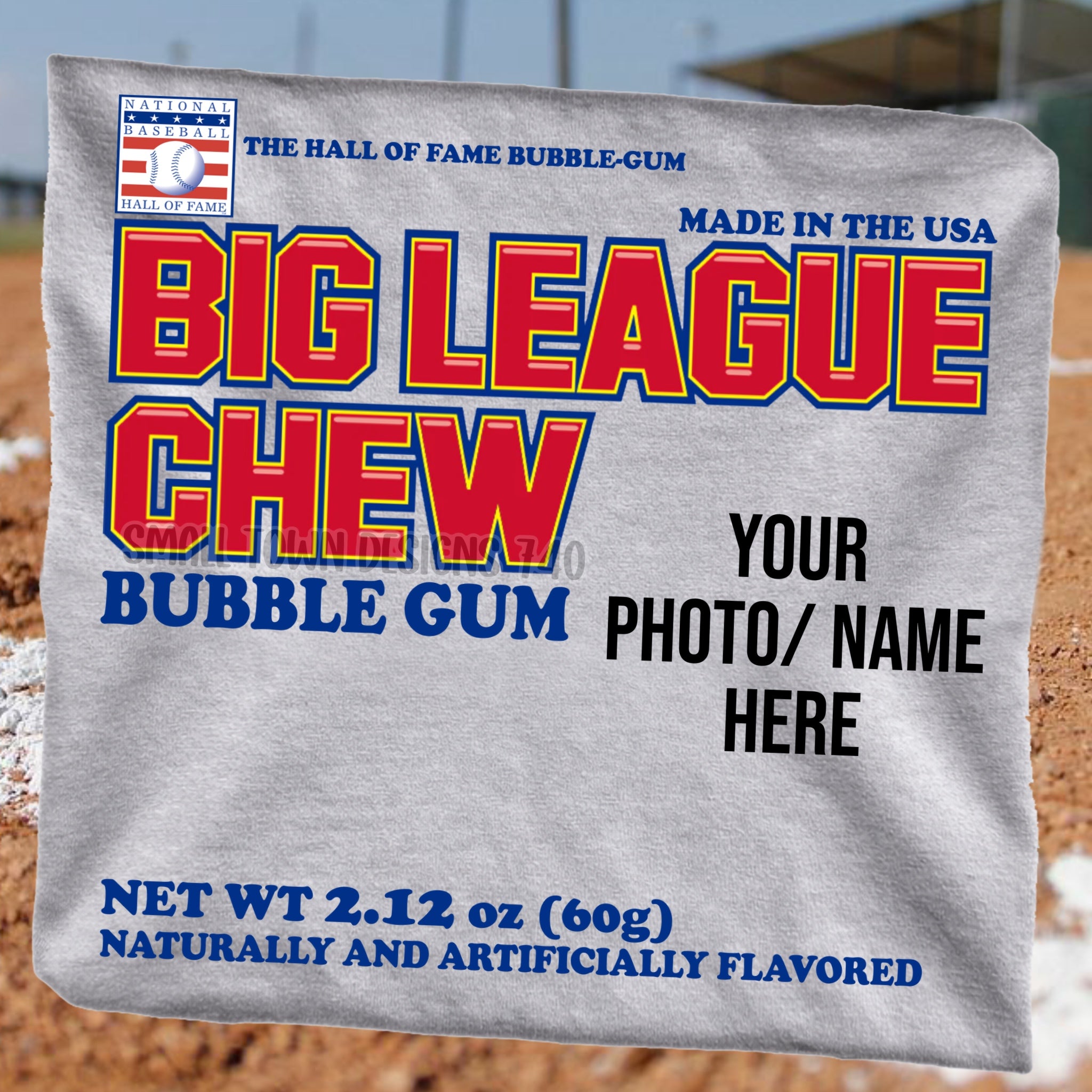 DTF PRINT Baseball Bubble Gum Big League Chew