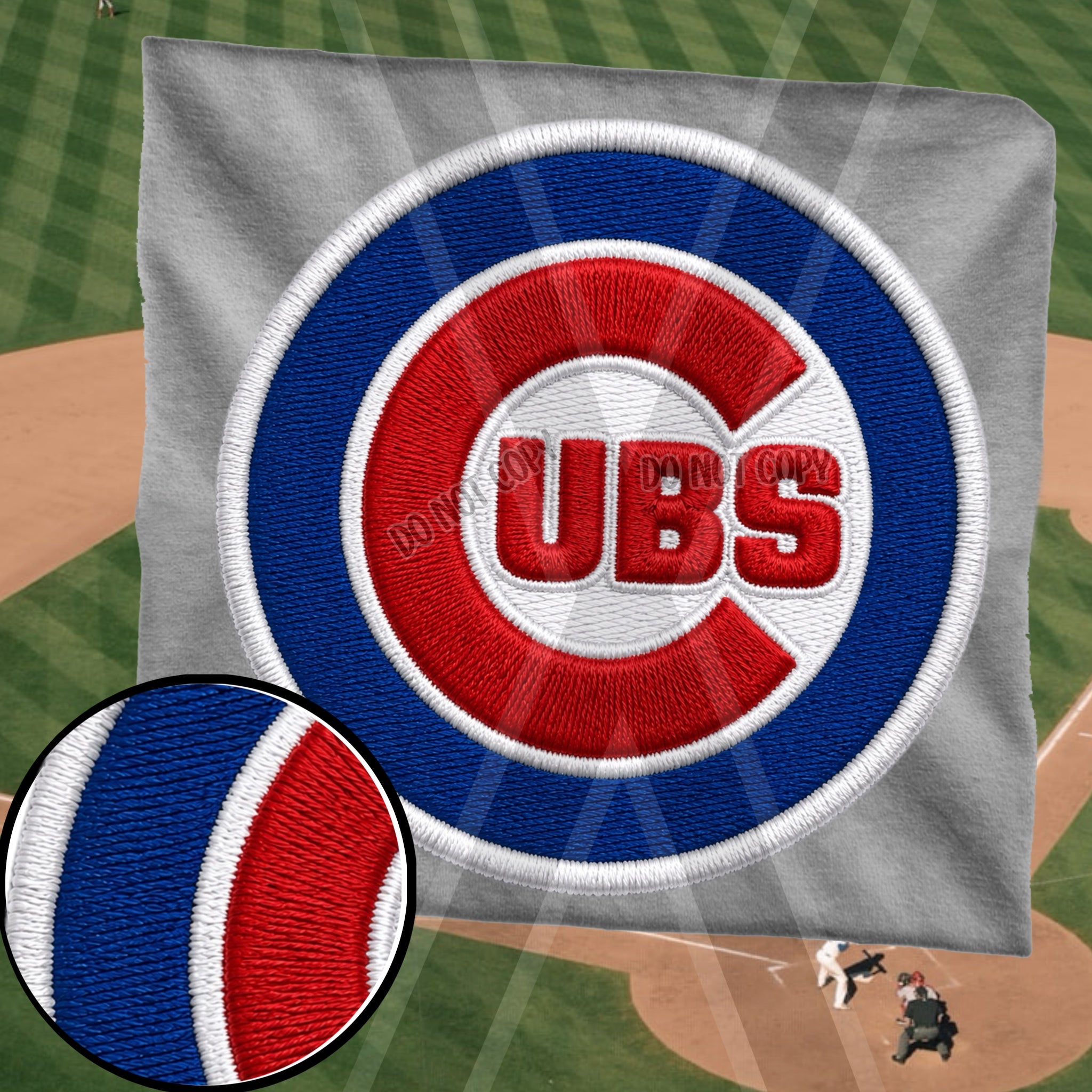 DTF PRINT Baseball Chicago Cubs Red_Blue Main image