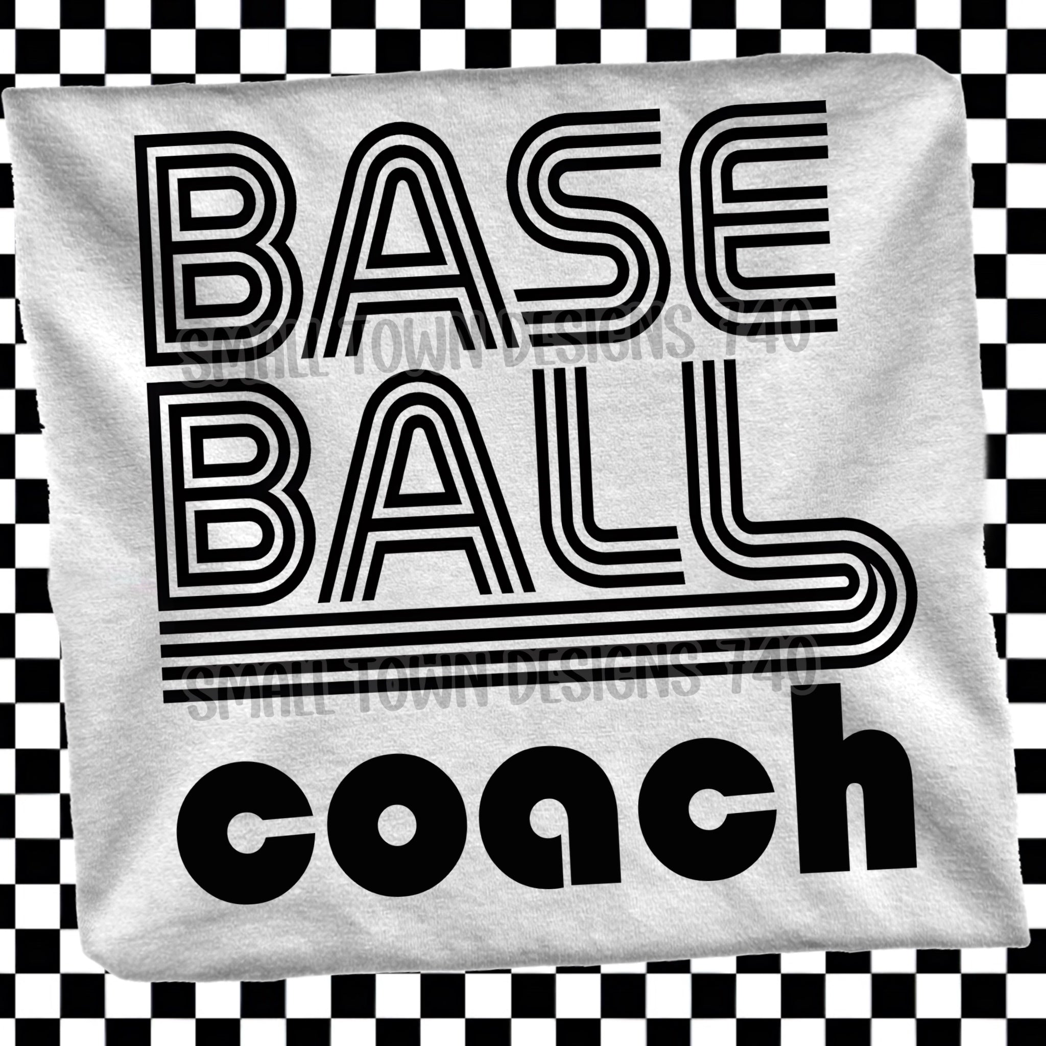 DTF PRINT Baseball COACH Lines