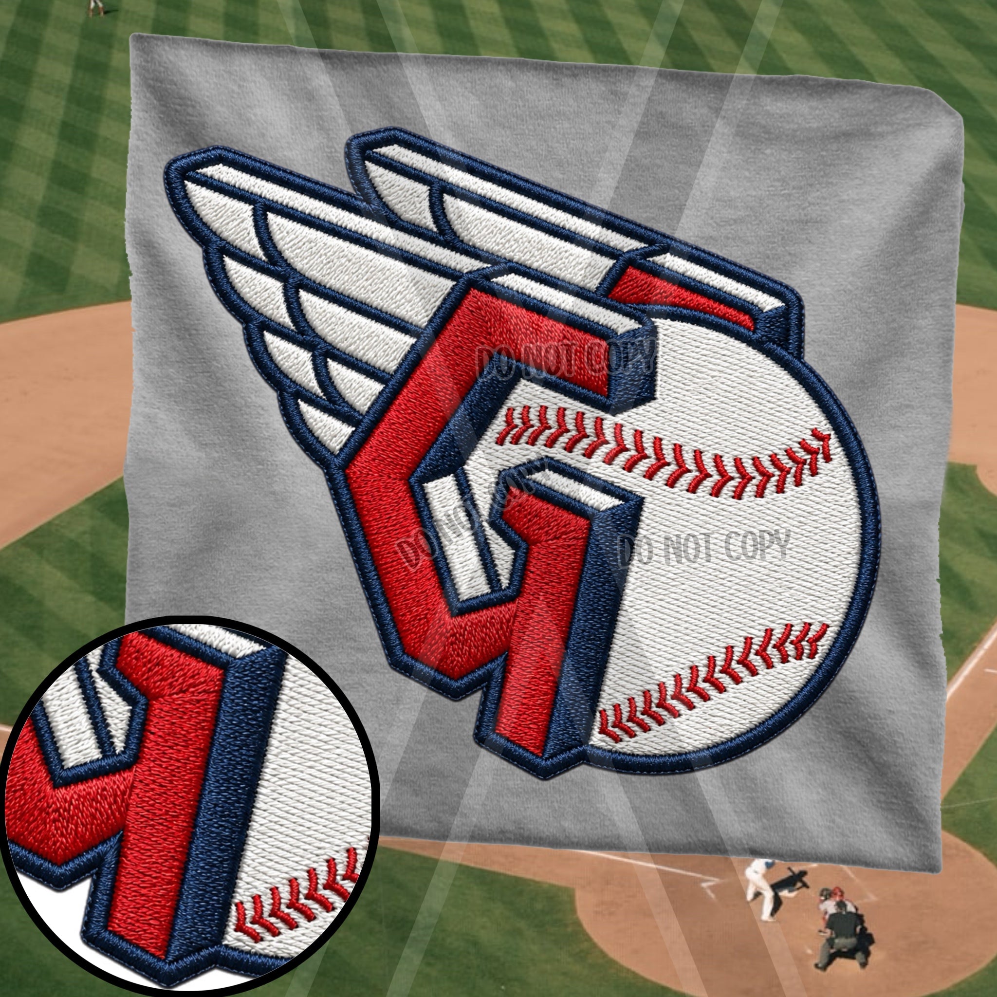 DTF PRINT Baseball Giants Wings Main image