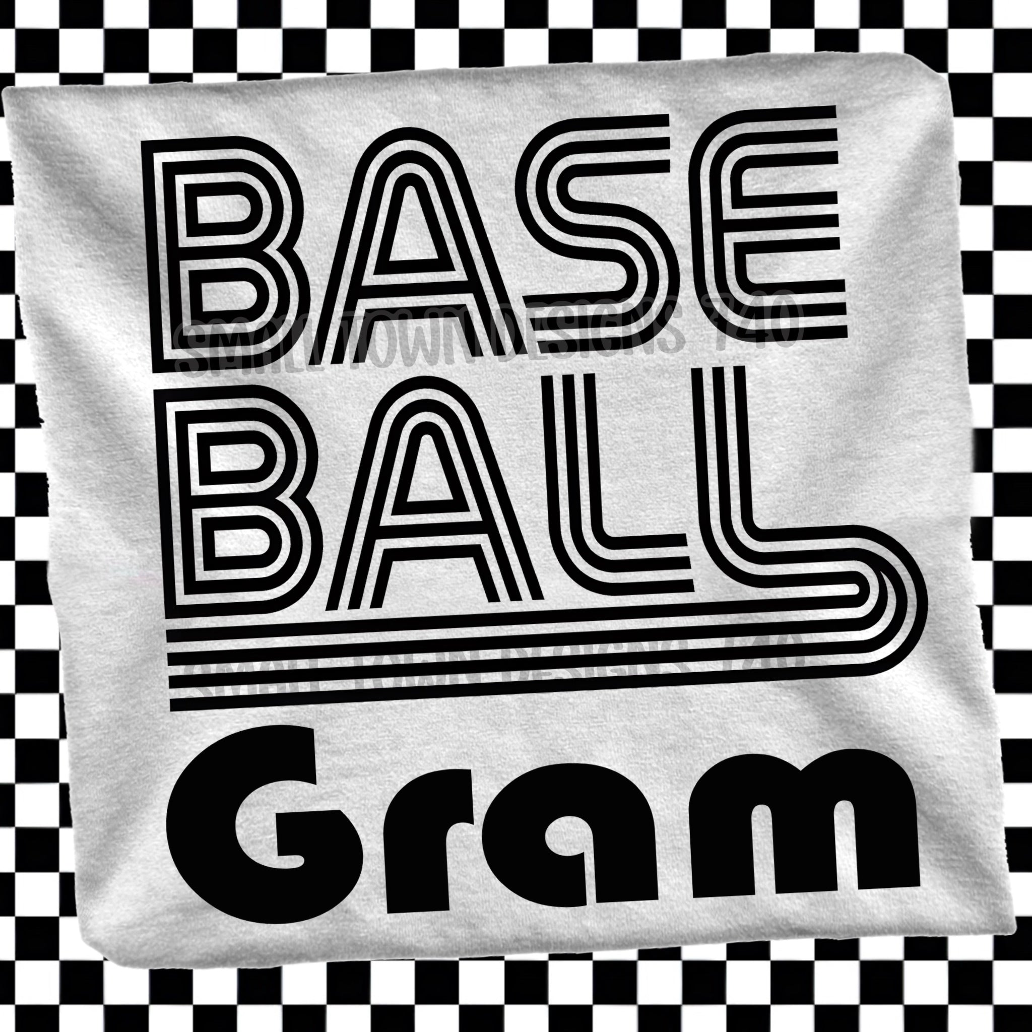 DTF PRINT Baseball GRAM Lines
