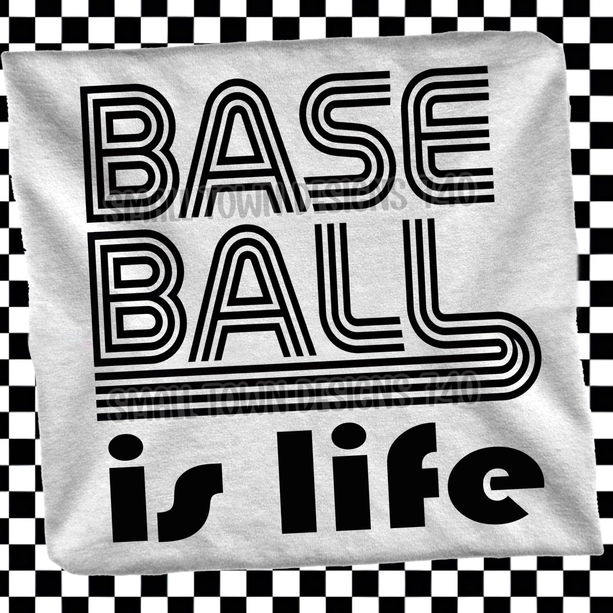 DTF PRINT Baseball Life Lines