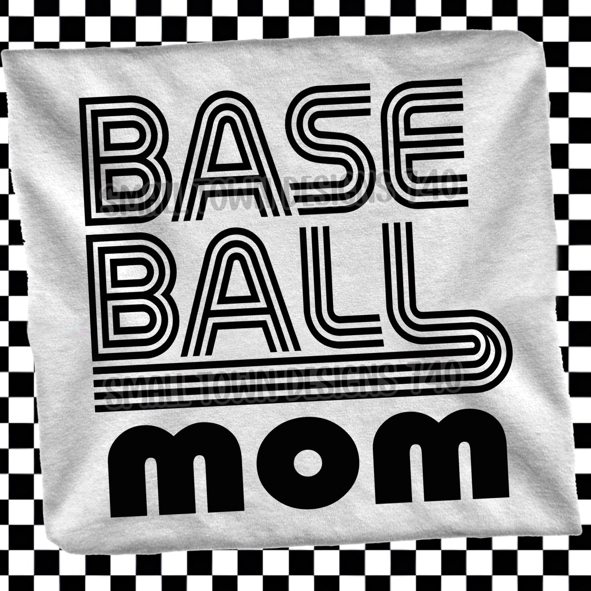 DTF PRINT Baseball Mom Lines Main image