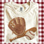 DTF PRINT Baseball T-Shirt, Glove, Bat, Ball