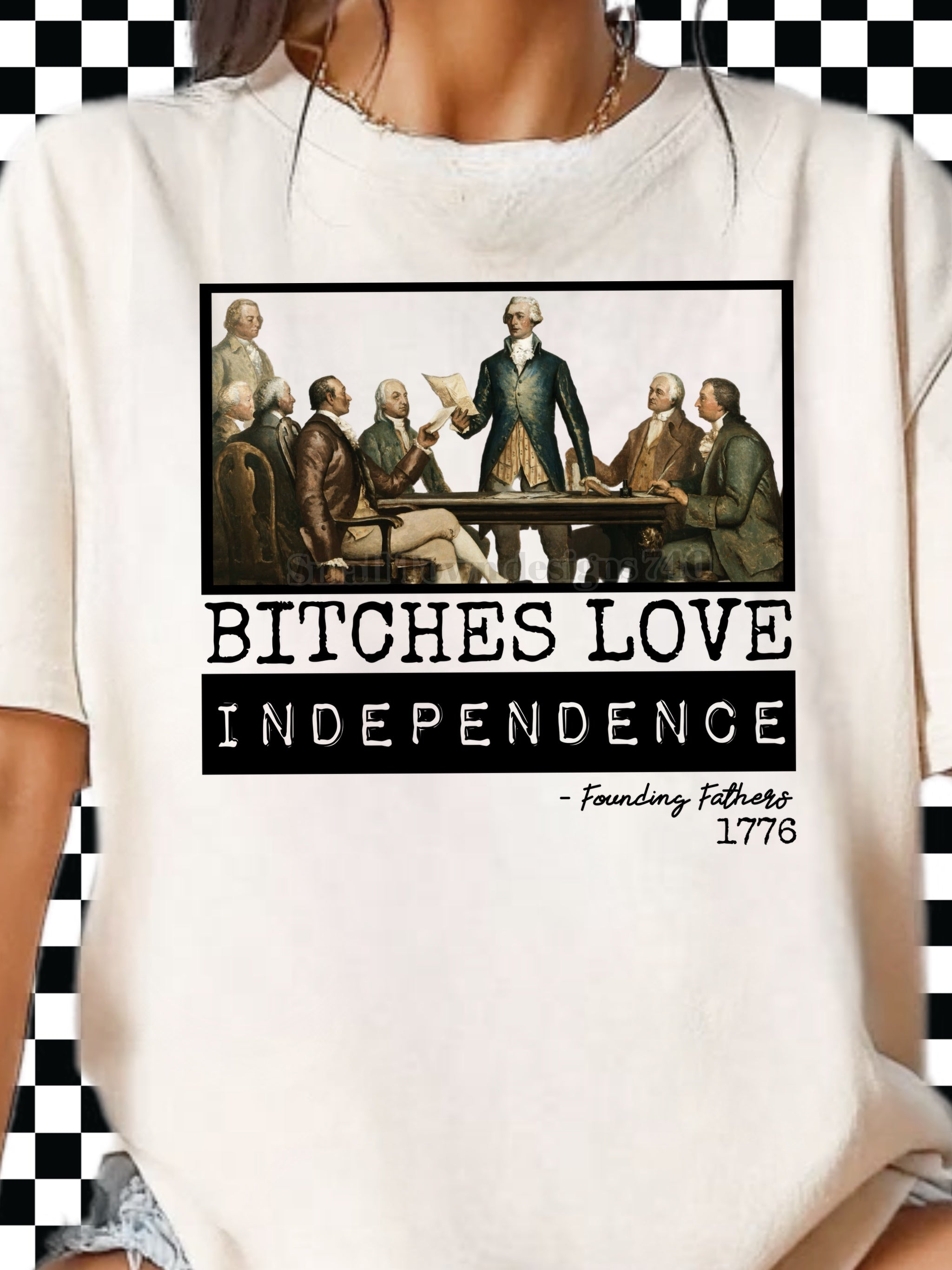 DTF Print Bitches Love Independent