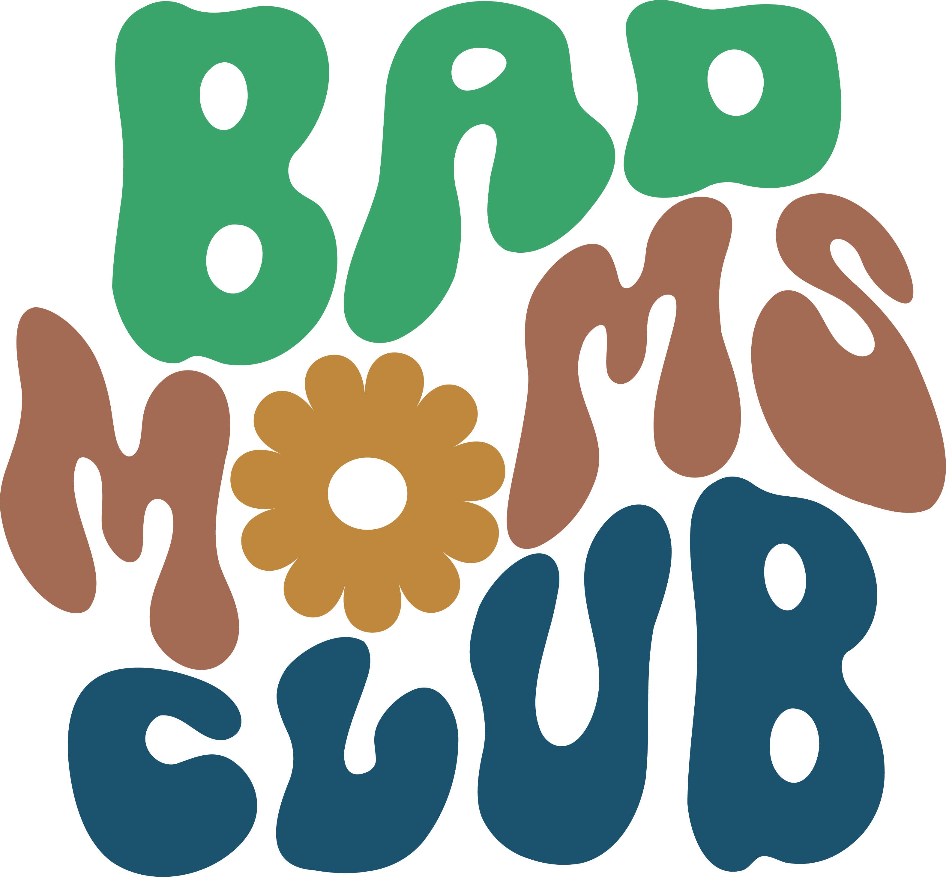 HTV Prints - Wavy Bad Moms Club - The Vinyl Haus Main image