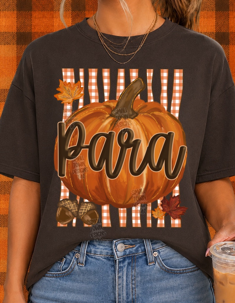DTF PRINT - Back to School Para Pumpkin Main image