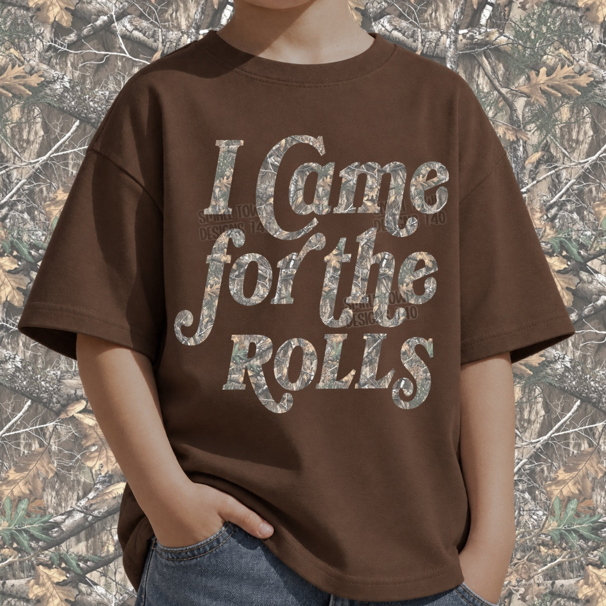 DTF PRINT - I Came for the Rolls Main image