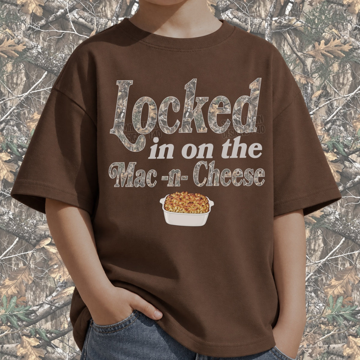 DTF PRINT - Locked in on the "Mac-a-Cheese" Main image