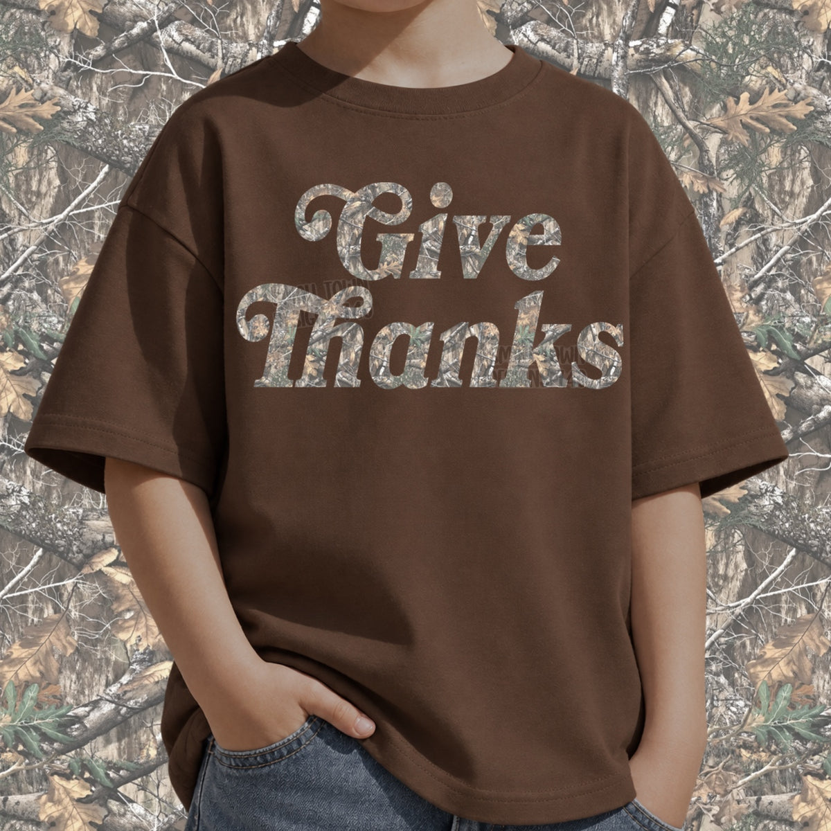 DTF PRINT - Give Thanks Main image