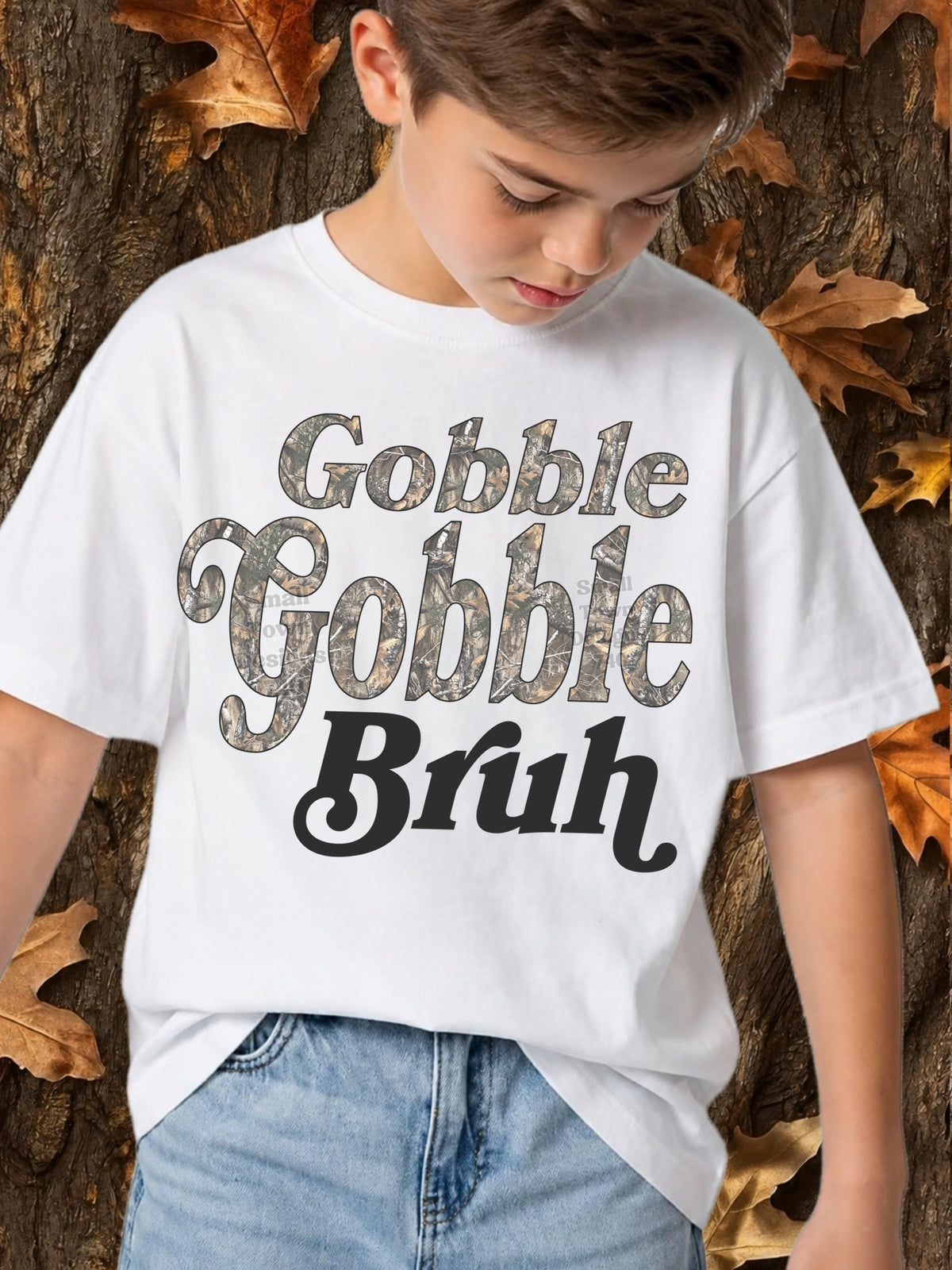 DTF PRINT - Gobble Gobble Bruh