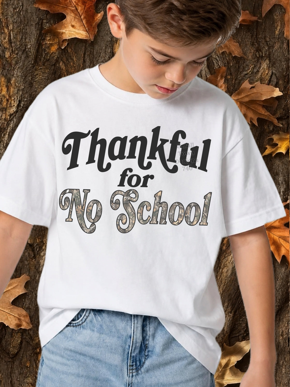 DTF PRINT - Thankful for No School