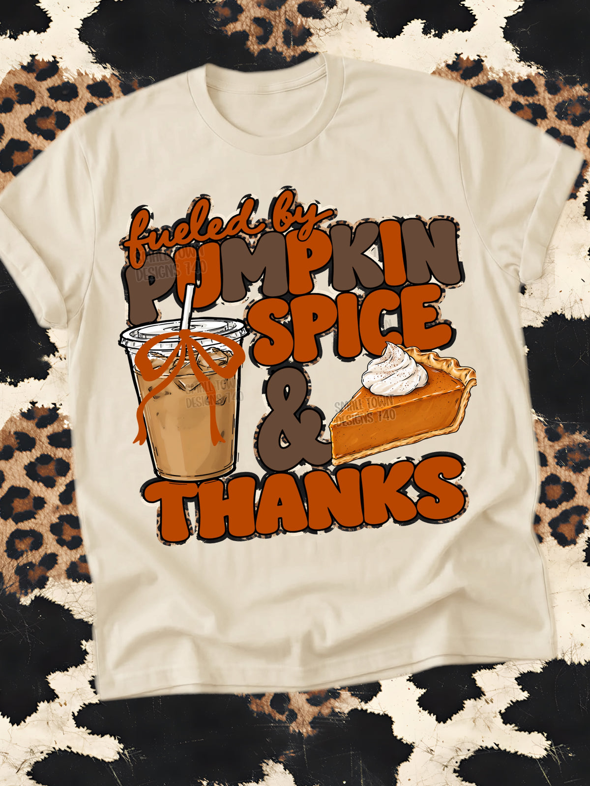 DTF PRINT - Pumpkin Spice & Thanks