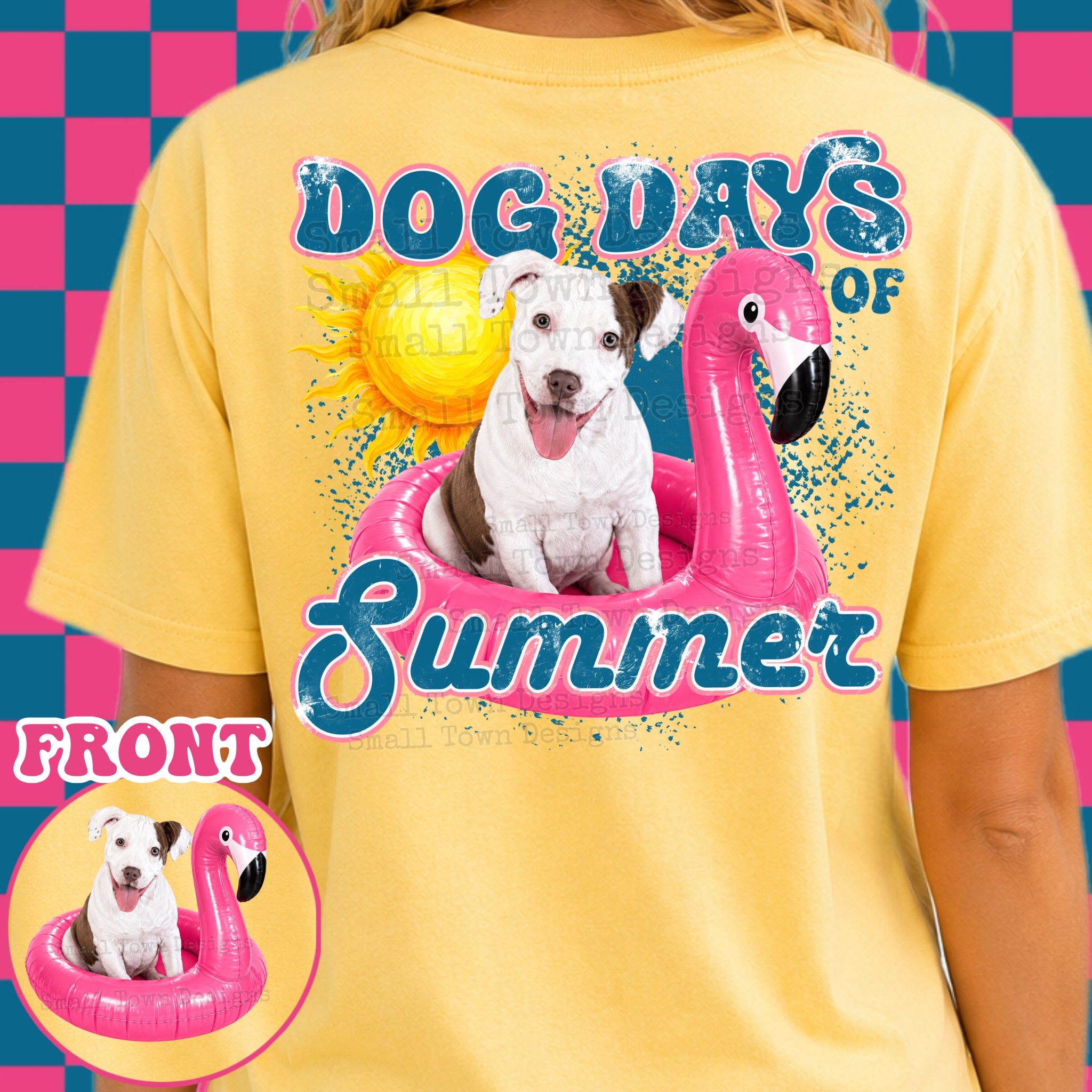 DTF PRINT Dog Days T-Shirt Rat Terrier Main image
