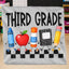DTF PRINT - Back to School Third Grade Walking School Tools
