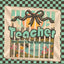 DTF PRINT - Back to School Teacher Animal Print Bow Not 1st Rodeo