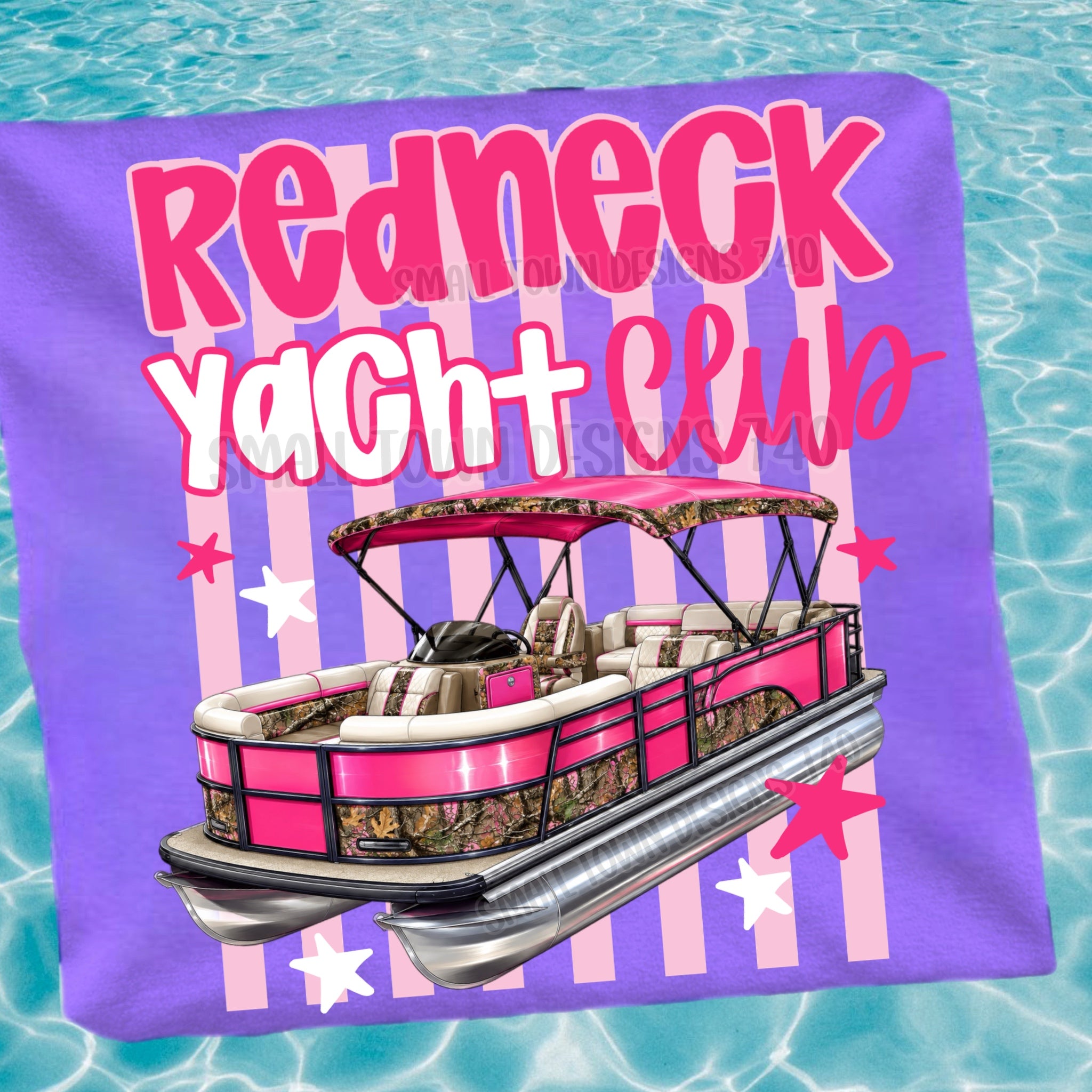 DTF PRINT Dog Days Redneck Yacht Club Main image