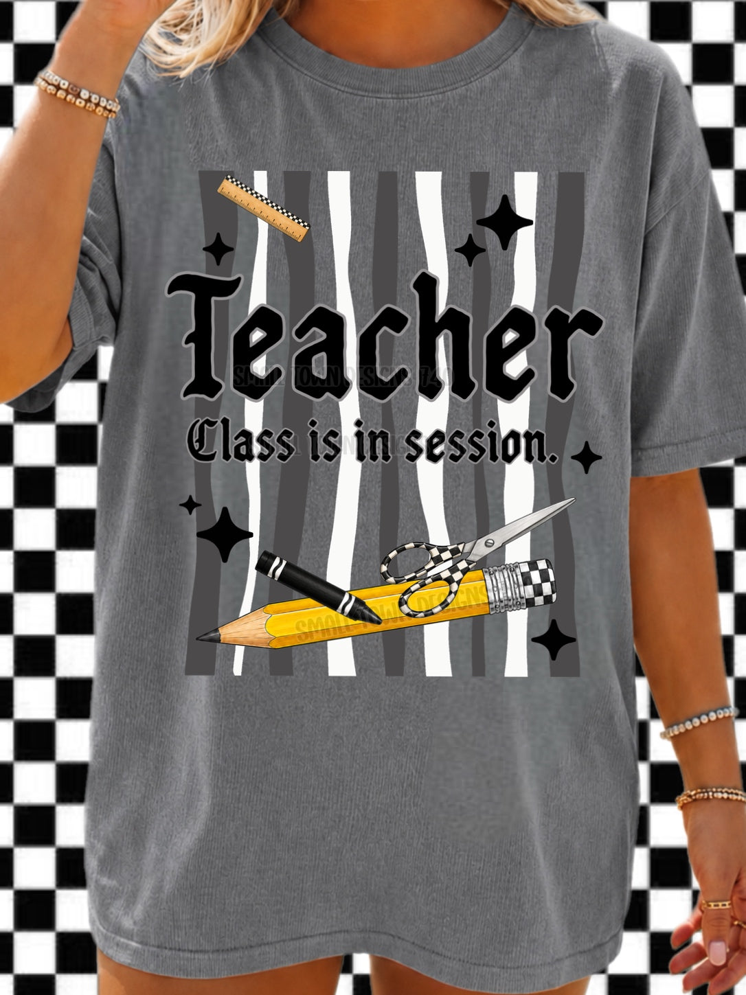 DTF PRINT - Back to School Teacher School Tools Main image