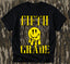 DTF PRINT - Back to School Fifth Grade Dripping Smiley Face