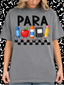DTF PRINT - Back to School Para School Tools Checkerboard