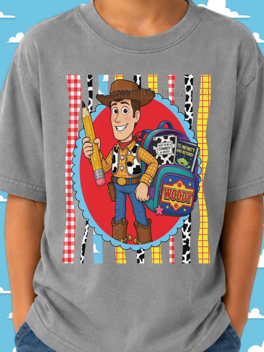 DTF PRINT - Back to School Woody Cowboy Main image
