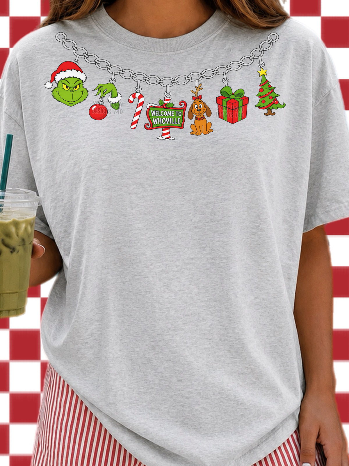 DTF PRINT - Christmas Ornaments Green Guy Whoville Main image
