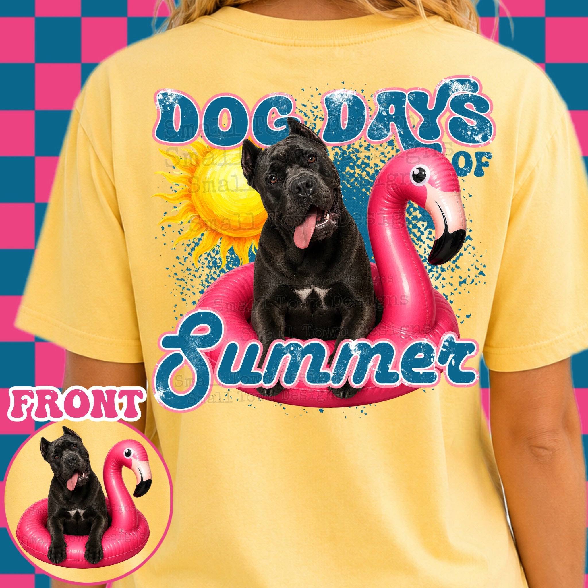 DTF PRINT Dog Days T-Shirt Scottie Black Main image