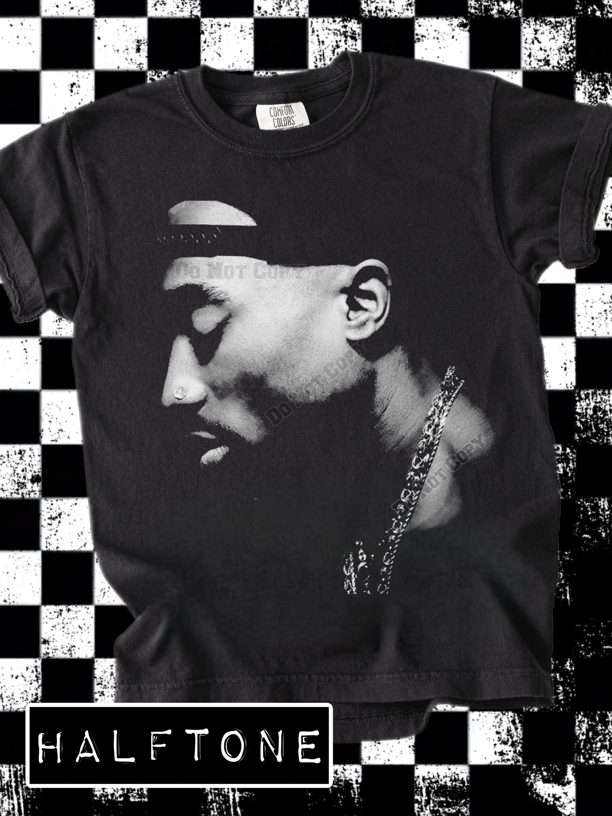 DTF Print Tupac Halftone Main image